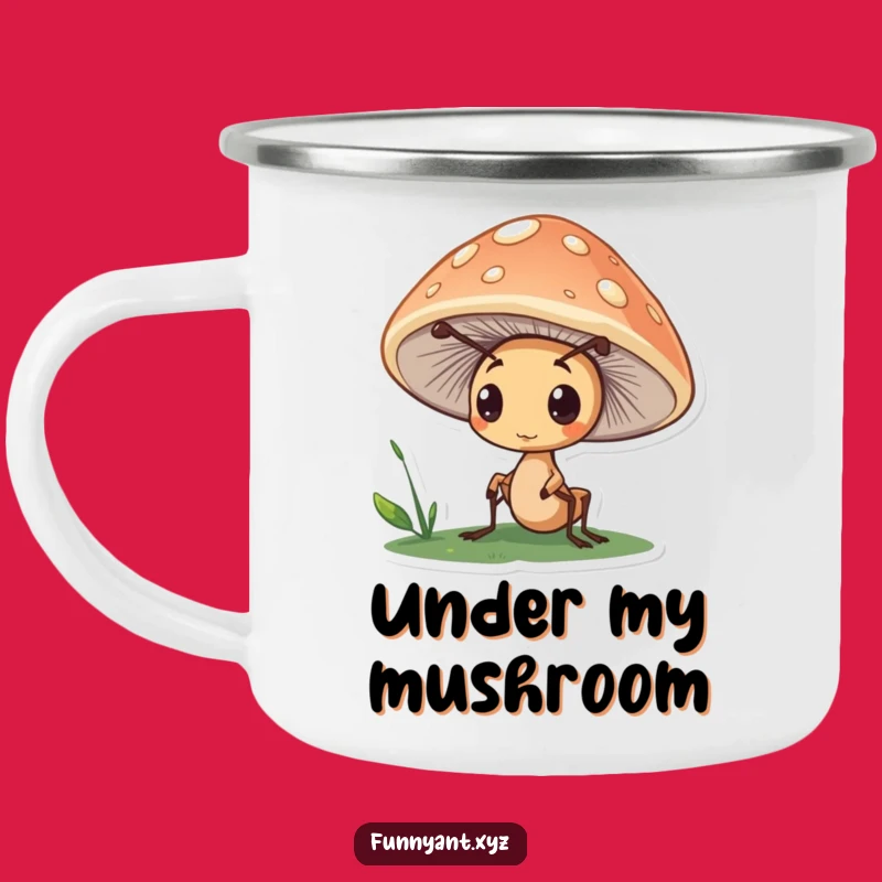 Funny Ant Mushroom Camping Mug: Explore Your Surroundings, Great Funny Gift